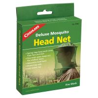 A mosquito head net with fine mesh to keep no-see-ums out