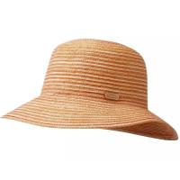 A stylish, sun blocking hat made with natural fibers