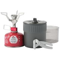 Ultra-compact cook and eat kit for solo backpackers, featuring the next-generation PocketRocket 2 micro stove.