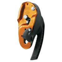 Work and Rescue Descenders.  Regulate friction, control descent on fixed rope.  Petzl, Black Diamond.