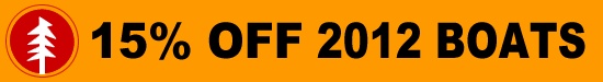 15% off 2012 boats