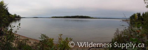 the shore of Big Whiteshell