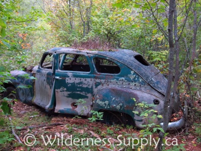 Abandoned car