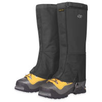 Water and weather proof winter gaiters for snowshoeing, winter hiking, snowmobiling and other winter snow sports.