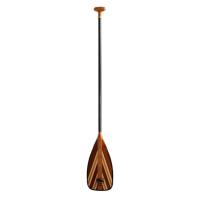 A beautiful straight shaft canoe paddle with carbon shaft and a large blade for a powerful stroke.