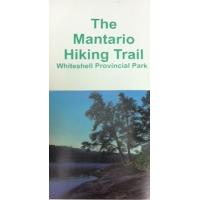 Waterproof topo map of Manitoba's Mantario hiking trail