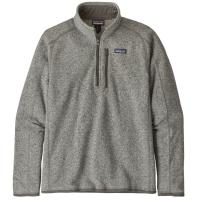 A warm, low-bulk quarter-zip pullover made of soft, sweater-knit polyester fleece that's Fair Trade Certified sewn.