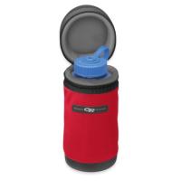 Turns your water bottle into a thermos to keep liquids hot or cold in the backcountry