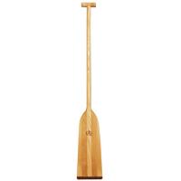 An economical entry-level wooden dragon boat paddle, constructed with a solid ash shaft, maple T-grip