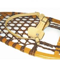 Made of genuine leather, these binding go on any tradition GV snowshoe and come in small, medium and large.