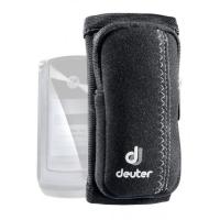This compact phone case can attached to a backpack strap or belt for easy access. Made from stretchy neoprene with a sleek embroidery design.