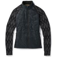 It uses proprietary 50% recycled wool insulation, a DWR coated nylon shell, and Merino wool next to skin.