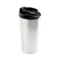 A convenient and durable 16 oz stainless steel mug for when your on the go or at the office with a vacuum sealable top.