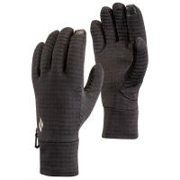 Technical stretch-fleece liners designed to be worn under a shell, the LightWeight GridTech gloves are highly compressible with a grid fleece interior.