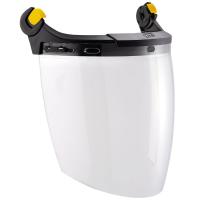 Face shield for protection against electric arc hazards, with EASYCLIP system for VERTEX and STRATO helmets