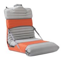 Trekker Chair uses ultralight nylon and fiberglass poles to turn your sleeping pad into a comfy portable chair.