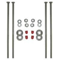 The perfect bolt kit to install canoe seats, made of high quality stainless steel.