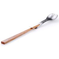 With great skill comes great reward! This unique ultra-clean camp utensil gives you the function of a spoon, fork and a set of chopsticks.