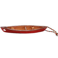 This detailed ceramic iconic canoe Christmas Tree ornament will make your Canadian holidays bright!