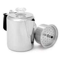 The classic stove top percolator features an ultra-rugged construction and a handy PercView knob.