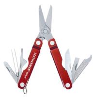 A knife, tweezers, file, spring-action scissors and more packed into a 1.8 oz. keychain-sized multi-tool.
