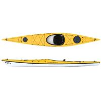 A lightweight boat with easy paddling and dependable stability.  A serious kayak for the discerning youth paddler.