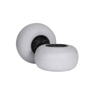 Oversized 13" Wilderness Systems beach wheels designed for kayak carts. Wide wheels roll easily over soft sand and support loads up to 330 lb.