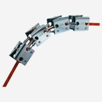 A unique edge protector with rollers for rope management.