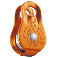 Versatile fixed-side-plate pulley, best used with ascenders for hauling gear.