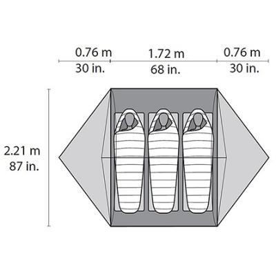 Wilderness Supply Msr Mutha Hubba Nx 3 Person Tent