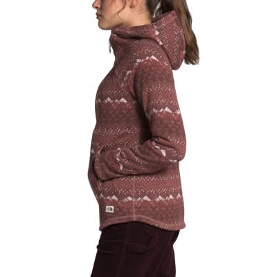 Printed Crescent Hooded Pullover